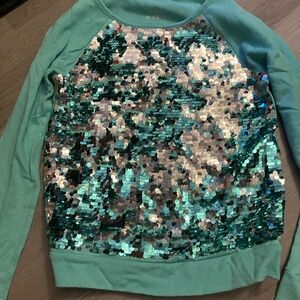 Sequin Sweater - Green